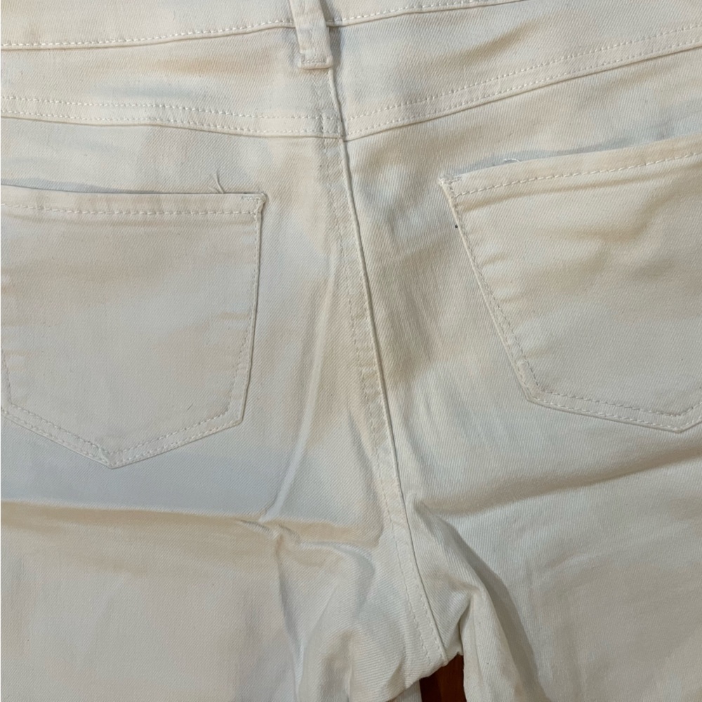 White skinny crop jeans - Picture 3 of 4